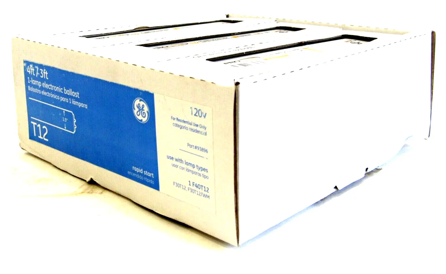 NEW LOT OF 6 GE PROLINE GE140RES120-DIYB BALLAST GE140RES120DIYB
