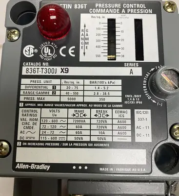 New | in-Stock ALLEN-BRADLEY 836T-T300JX9 Miscellaneous Equipment (Electrical & Power) | Surplus Asset Holdings #1188413