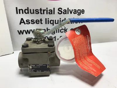 Flowserve/McCanna 3/4″-300 4-Bolt Flange Stainless Steel Ball Valve