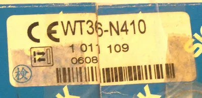 NEW SICK WT36-N410 SENSOR W/ SICK 6009866 CABLE WT36N410
