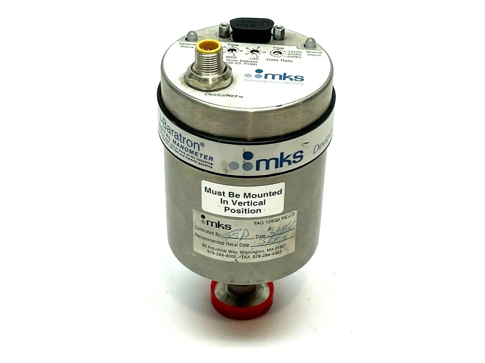 DMA.1TGADJNV633 | MKS i-Baratron  Digital Manometer - For parts or not working