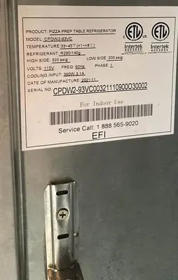 USED EFI CPDW2-93VC