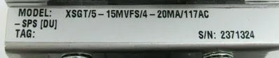 NEW MOORE INDUSTRIES XSGT/5-15MVFS/4-20MA/117AC-SPS STRAIN GAGE SYSTEM