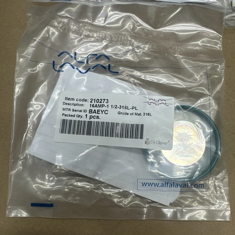 New | in-Stock Alfa Laval 16AMP-1 1/2-316L-PL Valves/Fittings Indiana US | J&J Industrial Supply #525858