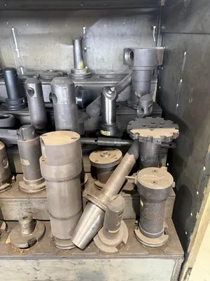 CAT 50 TOOLING W/ CABINET INCLUDED. STOCK # 0325426