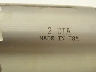 Putnam Tool 97126 Fluted Coarse Pitch Knuckle Rougher End Mill 2" Dia x 8" Flute