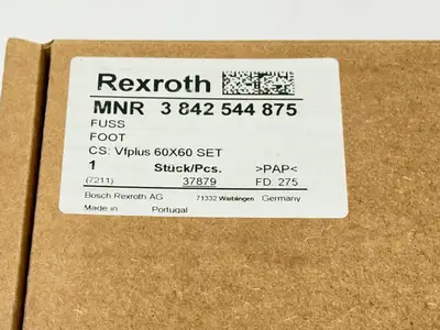 New | in-Stock Rexroth Foot, CS: Vfplus 60X60 Set Conveyor Parts Michigan US | Maverick Industrial Sales #1467884