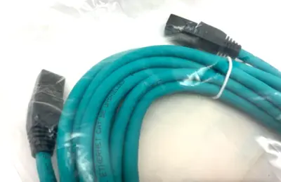 New | in-Stock Turck Double Ended Ethernet Cordset, RJ45 Ends, U-74275 PLC Ethernet Equipment Michigan US | Maverick Industrial Sales #1414329