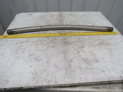 Tork Products 1108964 1-1/2" Stainless Steel Braided Hydraulic Hose W/48mm Male