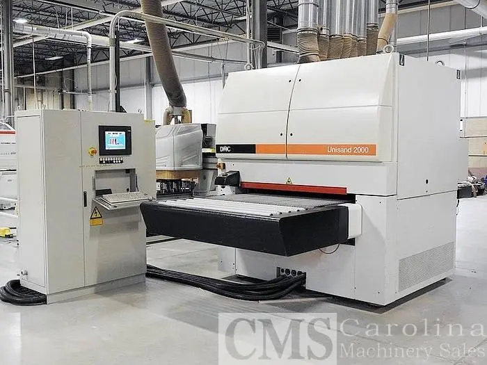 Used 2000 SCMI 53" DMC UNISAND 2000 M3 3-HEAD Woodworking Sanders New York US | CAROLINA MACHINERY SALES #421335