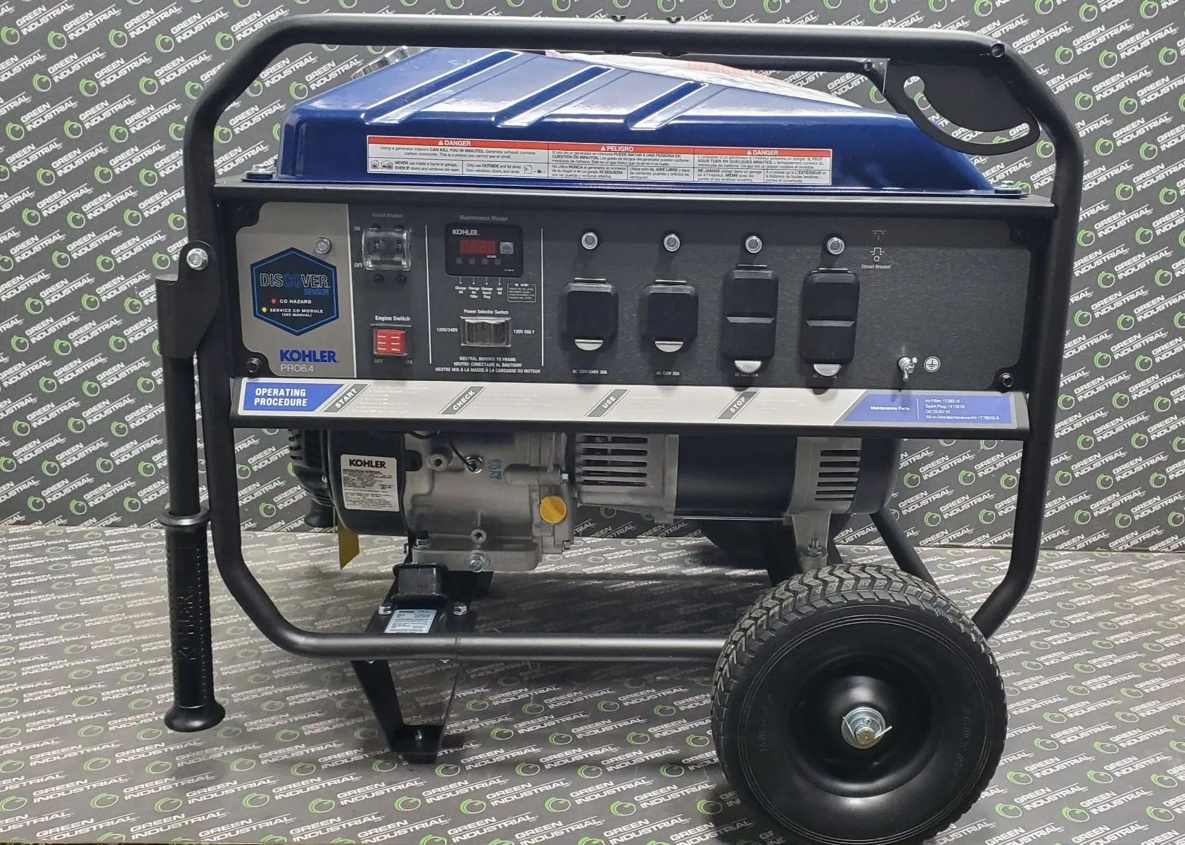 Kohler 6400 Watt Portable Generator PRO6.4 120 240 PA-PRO64-3102 CARB California