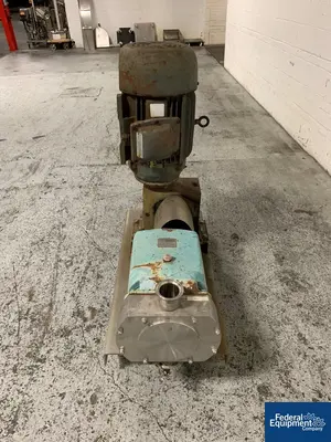USED G & H Products 2.5" G & H Rotary Lobe Pump, S/S, 15 HP