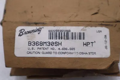 NEW OPEN BOX Browning B368M30SH Timing Belt Pulley STOCK B-1736