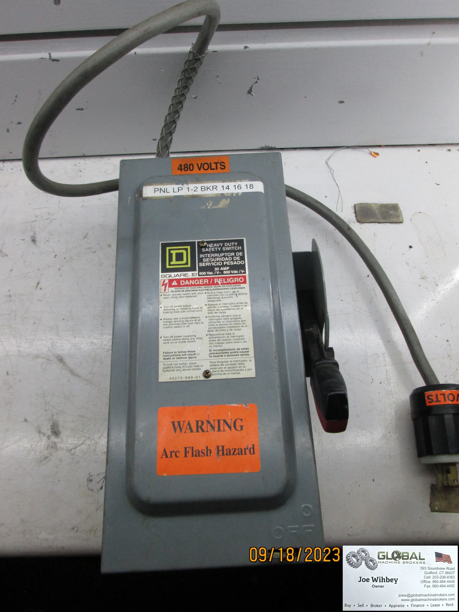 Square D 600ac Volt Electrical Box