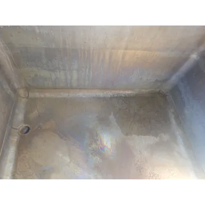 Used 300 Gallon Store Stainless Steel IBC Portable Tote Liquid Container