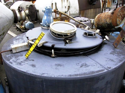 Comi-Condor 1250mm solid basket centrifuge, SS/rubber-lined.