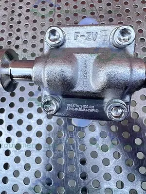 USED ITT PURE FLO .5-316-RA15MAX-CWP150 DIAPHRAGM VALVE W/ 1/2" SANITARY FITTING