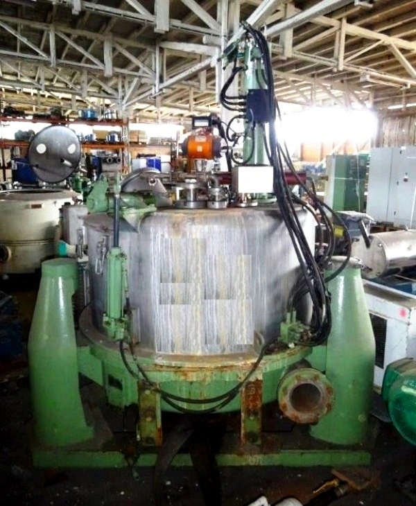 Ellerwerk 736 U-A perforate basket centrifuge, 316SS.