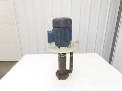 Flux Gerate Plastic Centrifugal Immersion Pump 1.1kW 3360rpm 230/460V 12" Intake
