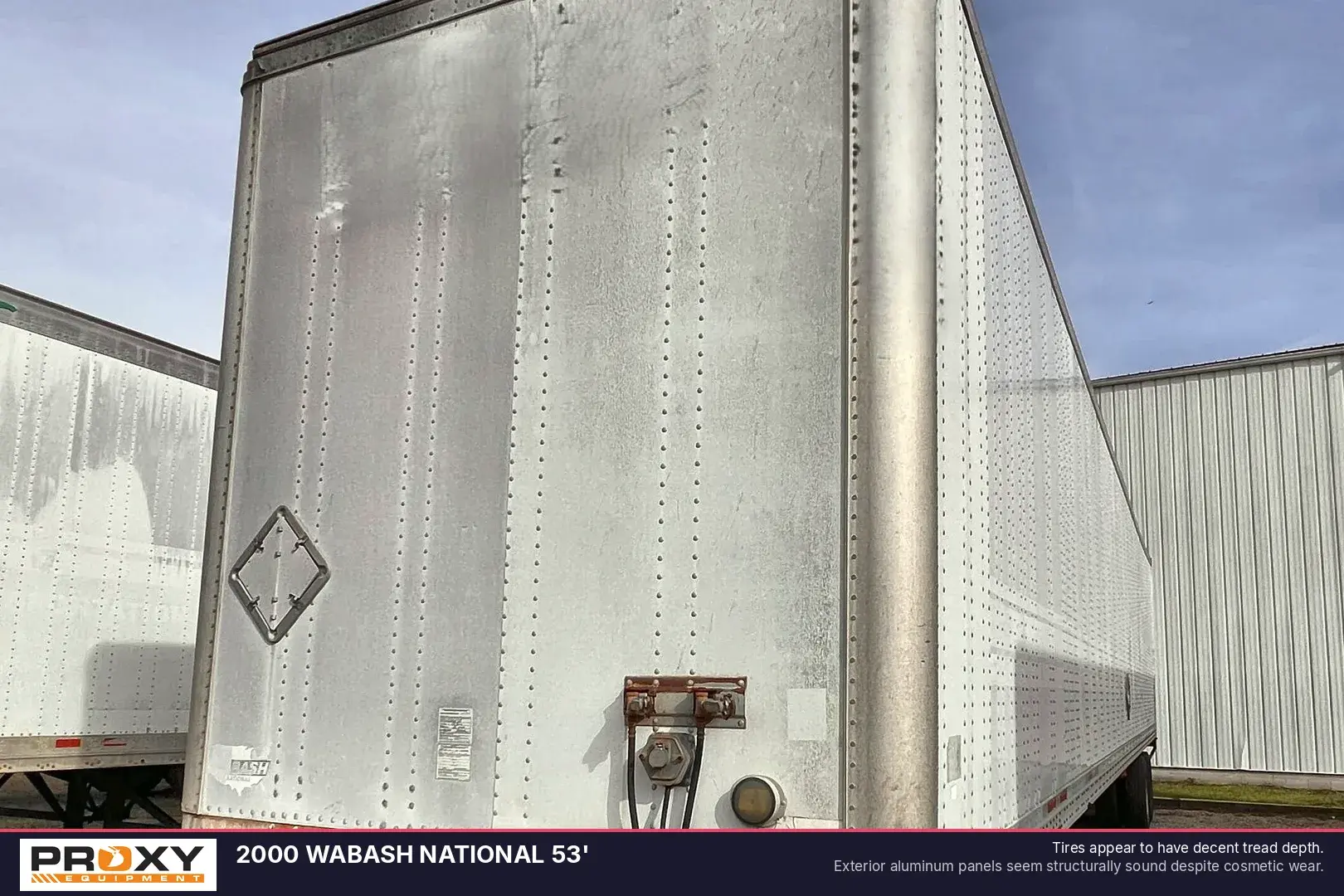 Used 2000 WABASH NATIONAL 53' Box Trailers Indiana US | Proxy Equipment #1385040