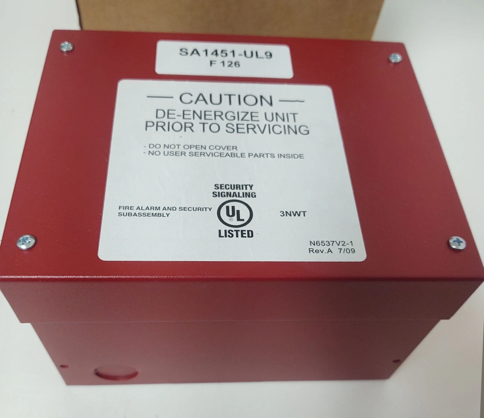 NEW Honeywell Does Not Apply