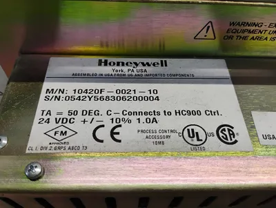 Honeywell 10420F-0021-10 Electrical/PLC/Automation | ESS Industrial Equipment Sales (5)