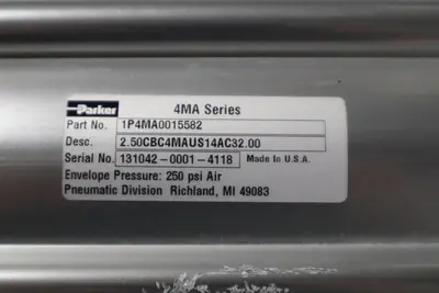 PARKER 1P4MA0015582 4MA SERIES TIE ROD PNEUMATIC CYLINDER STOCK H1897