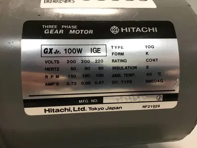 USED HITACHI GX JR 100W IGE TOG