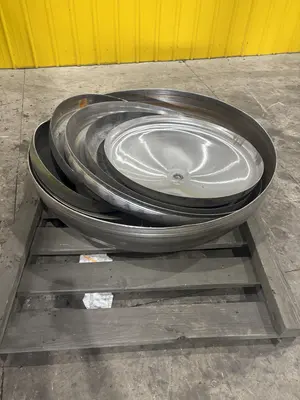 STAINLESS STEEL FLANGED TANK HEADS: STOCK #23191