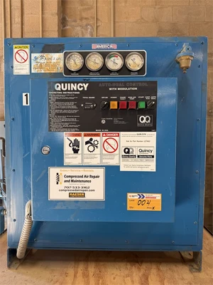 Used QUINCY 15 Rotary Screw & Sliding Vane Air Compressors California US | MachineryMax #1709093
