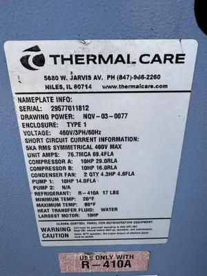 USED 2018 THERMAL CARE NQA20C