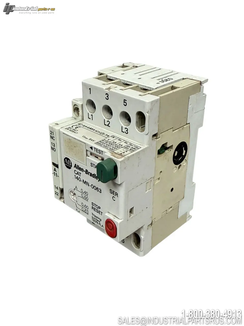 Used ALLEN-BRADLEY 140-MN-0063 Motors (misc) Kentucky US | Industrial Parts R Us Inc. #1411804