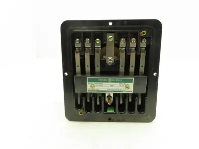General Electric 12HFA151A2F Relay 125V DC Type HFA w/ Broken Casing