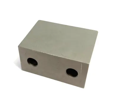 USED MISUMI STOPPER BLOCK, COUNTERBORED, 20MM THICK, 30MM HEIGHT