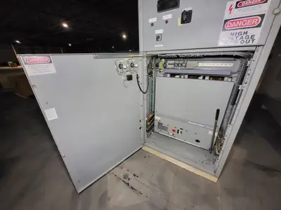 4160Volts 1200Amp 3Ph Switchgear Unit PowerVac VB1 4.16-250-3w/ D-Feeder Breaker
