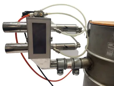 USED MOTAN METRO VACUUM RECEIVER ASSEMBLY W/ NUMATICS MODULE