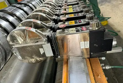 USED LANGSTON TWO DRUM SLITTER REWINDER