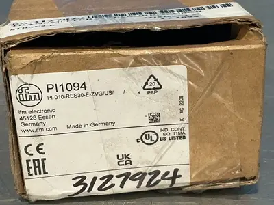 New | in-Stock IFM ELECTRIC PI1094 Pressure Transmitters Ohio US | HGR 24 #1324386