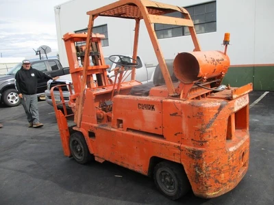 10000 lb. Clark, propane forklift