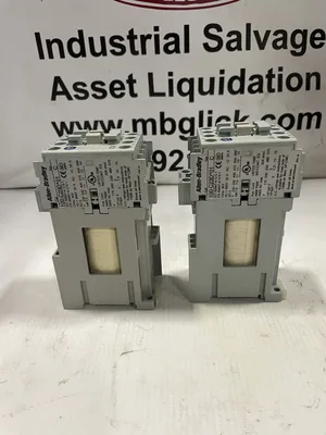 Allen-Bradley 100-C23D*01 Ser C 3 Pole IEC Contactor 24VDC 23A -Lot of 2