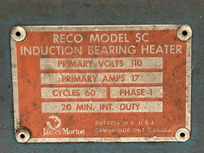 Used _UNKNOWN_ _UNKNOWN_ Induction Heaters Michigan US | Miedema Asset Management Group #1292408