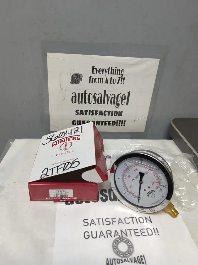 New | in-Stock WINTERS PFQ709 Universal Pressure Meters Ohio US | Surplus Asset Holdings #1238153