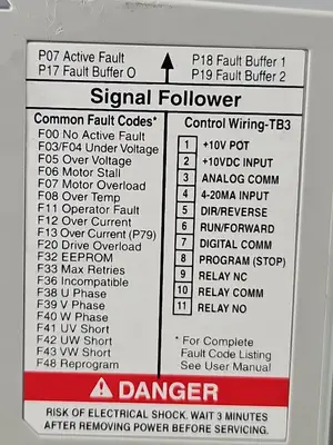 Allen Bradley 160-BA04NSF1P1 Ser C Variable Speed Drive (BIN344)