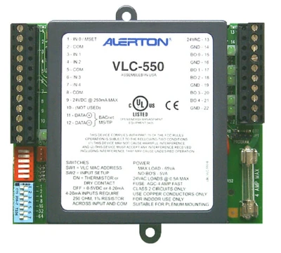 Alerton Honeywell VLC-550 PLC Programmable Logic Controller for HVAC Equipment [Refurbished]