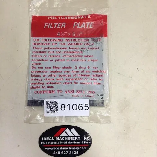 NEW FILTERLITE FILTER PLATE065