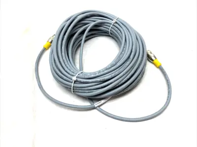 USED TURCK EUROFAST DOUBLE ENDED CORDSET 4-PIN M12 20M U2172-21