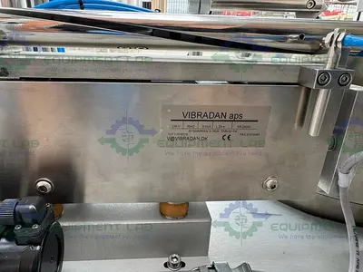 USED ROTEC PISTONMACHINE FOR VIAL CAPS / STOPPERS W/ VIBRATORY FEEDER BOWL