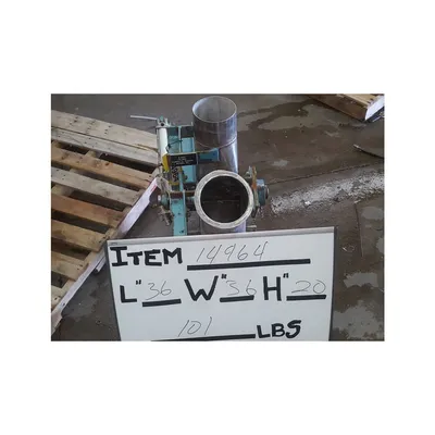 Used 6" Stainless Steel Dry Bulk Diverter Valve