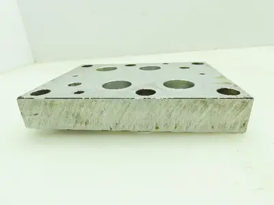 Daman AD08TPXY4S Aluminum Tapping Plate X&Y Ports SAE-4 D08  Lot of 2