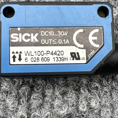 Used SICK WL100-P4420 Photoelectric Sensors California US | Davliegogo LLC #1705567